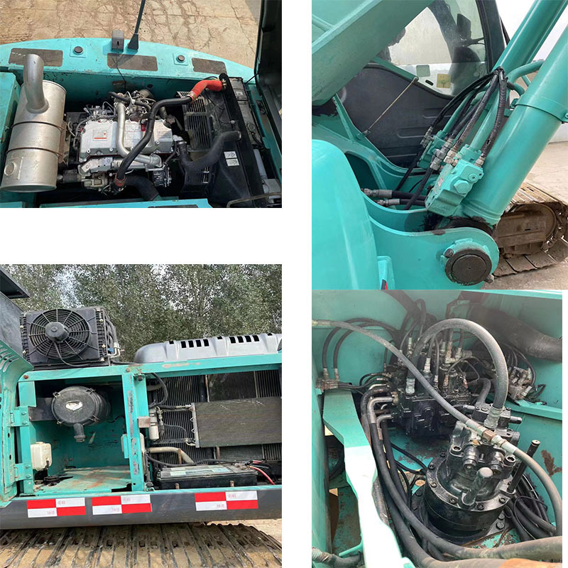 1741143077 830 MINWEE 20t Used kobelco SK200 12 Sk200 6 Crawler Excavator Sk200 10 Engine