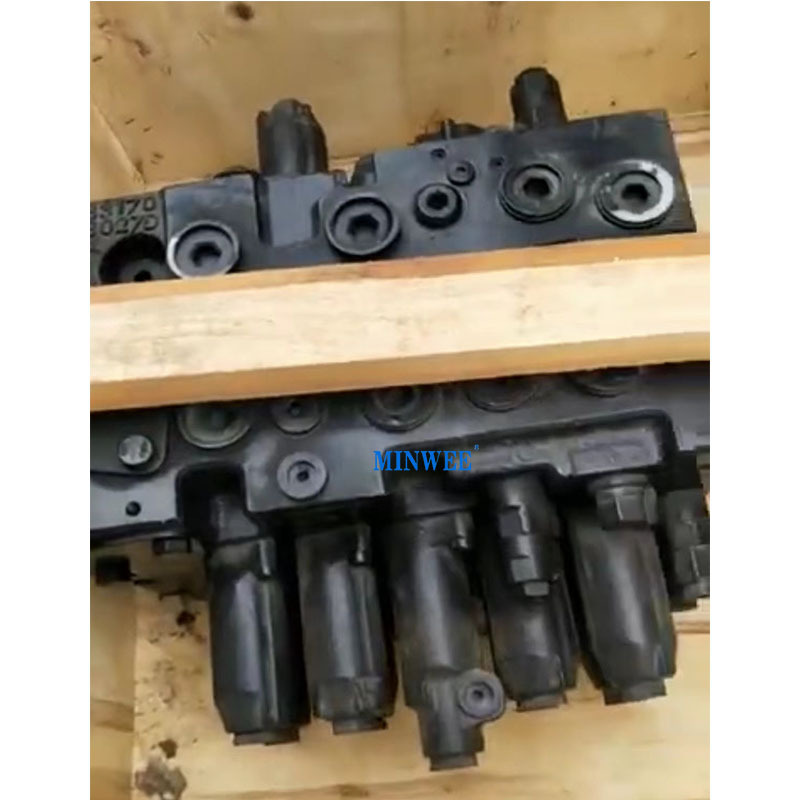 1741233241 9 MINWEE SK135SR 2 Excavator Hydraulic Main Control Valve SK135SR 2 Excavator Distributor