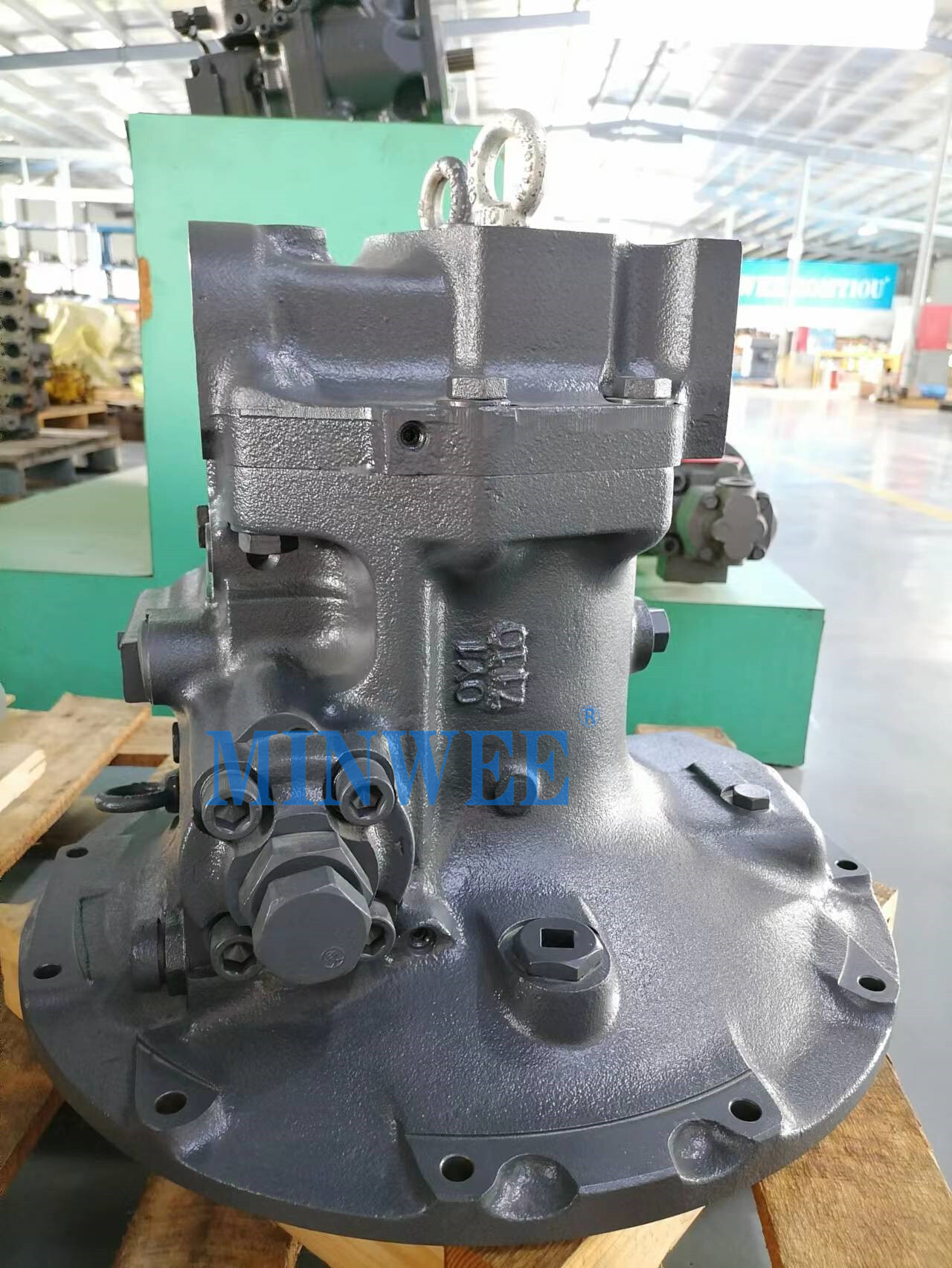1741593043 3 Excavator 708 1L 00032 708 1L 00070 Hydraulic Pump Assy PC120 6 PC130 6 PC100 6 4D95