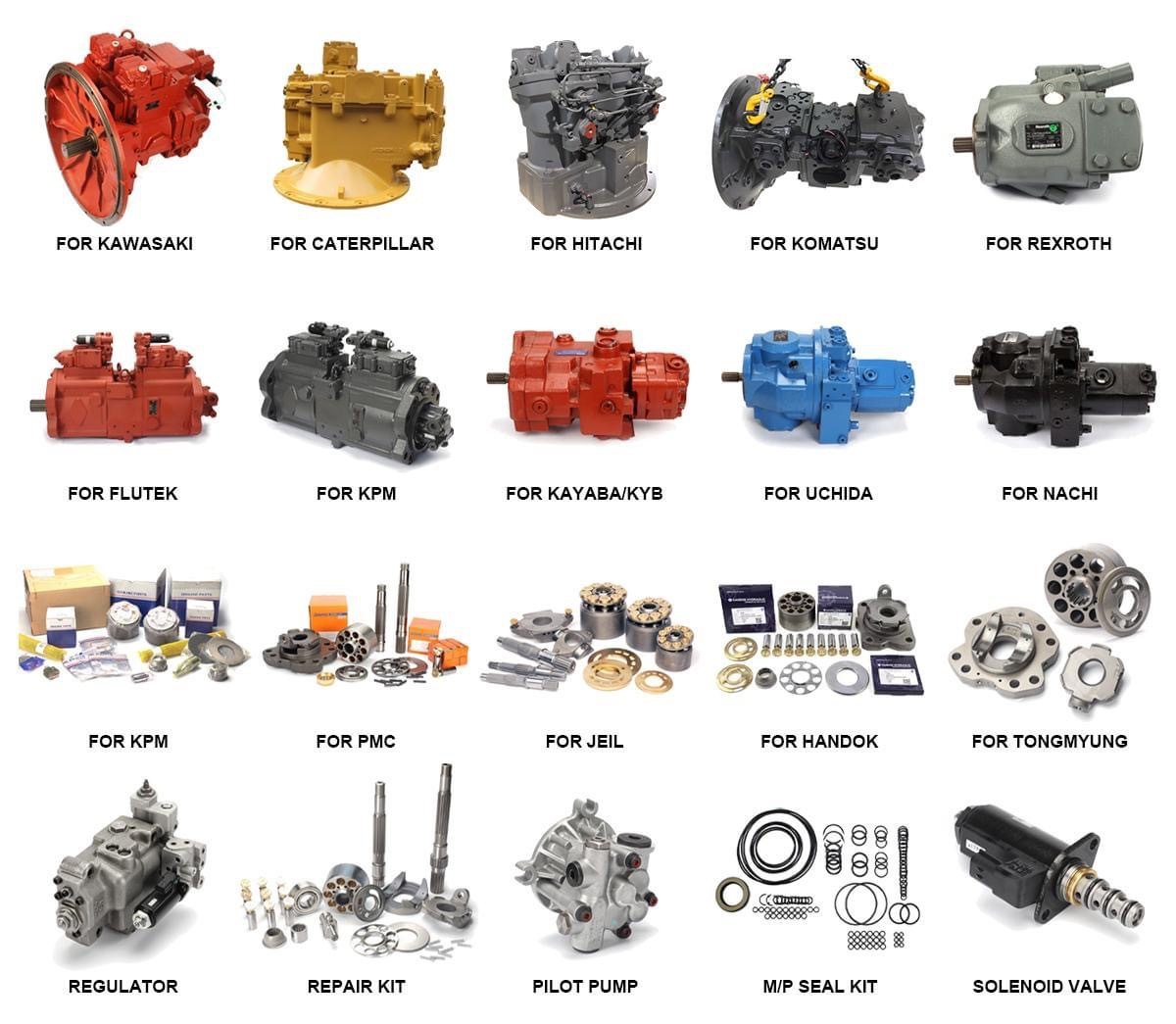 1742173364 963 MINWEE excavator Parts EX2000 5 Hydraulic Pump K5V200 K5V200DT K5V200DTP K5V200DTH