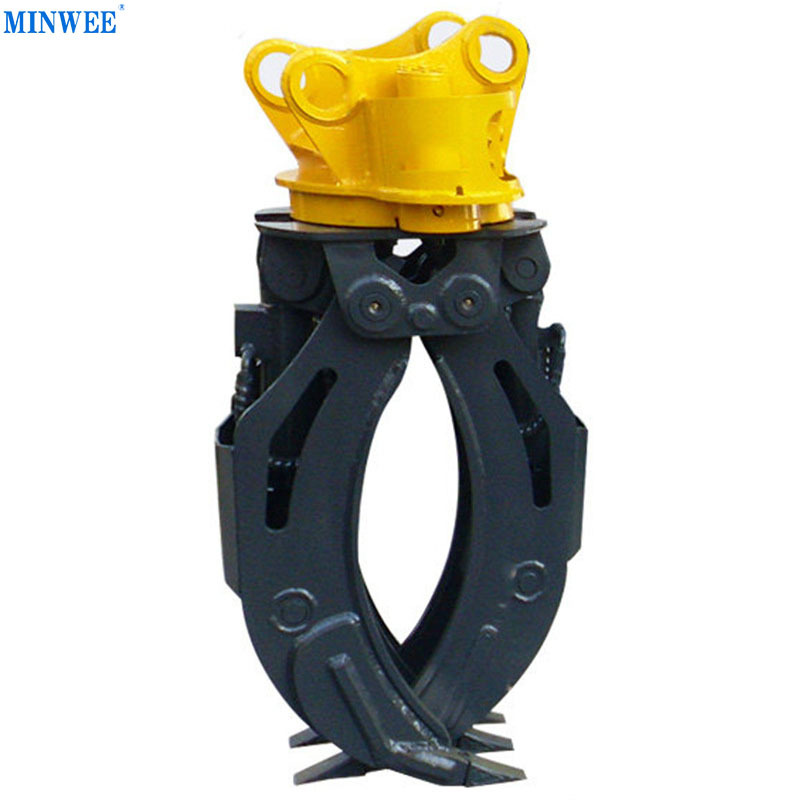 1742263466 240 MINWEE mounted steel grab scrap grabber used for recycling Hydraulic