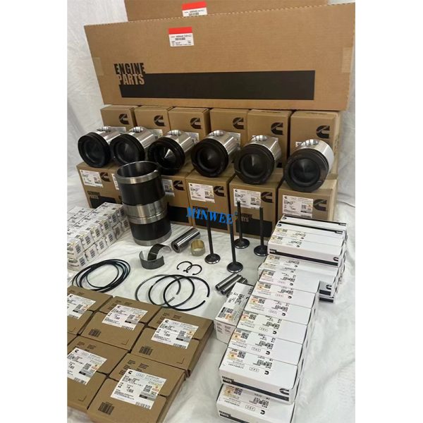 MINWEE Original Cummins engine spare parts QSL8.9 Overhaul Liner Kit For Cummins engine repair kit
